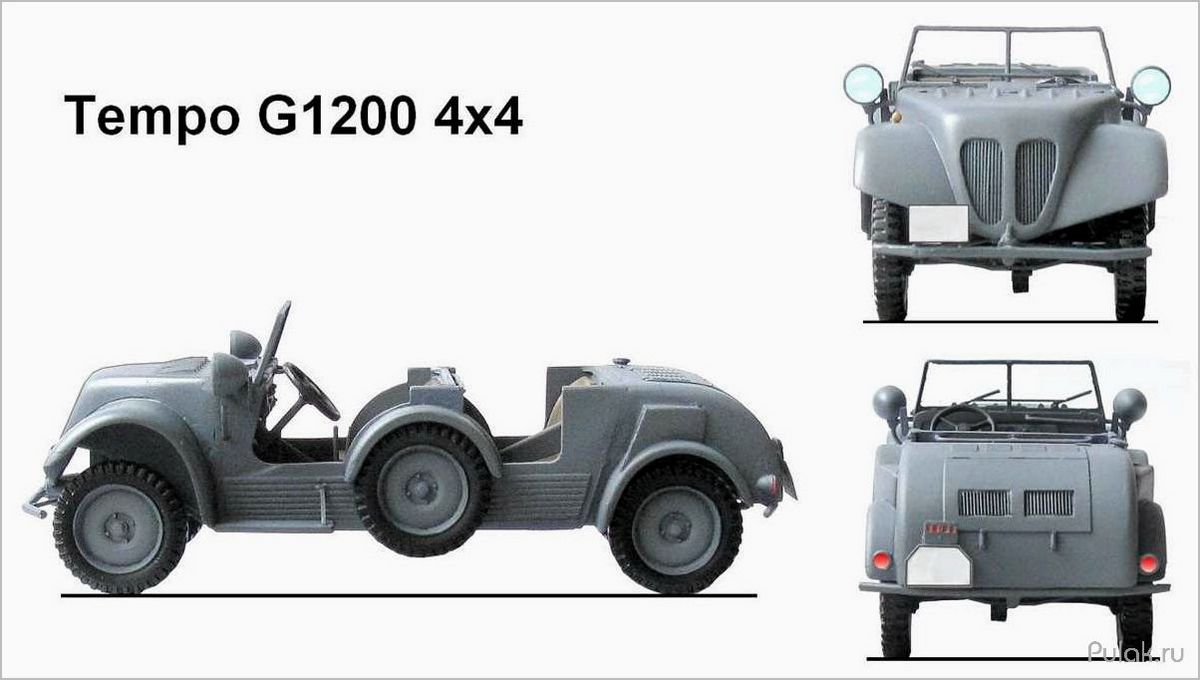 Tempo G1200 (1935-1943): история создания, технические характеристики и особенности модели