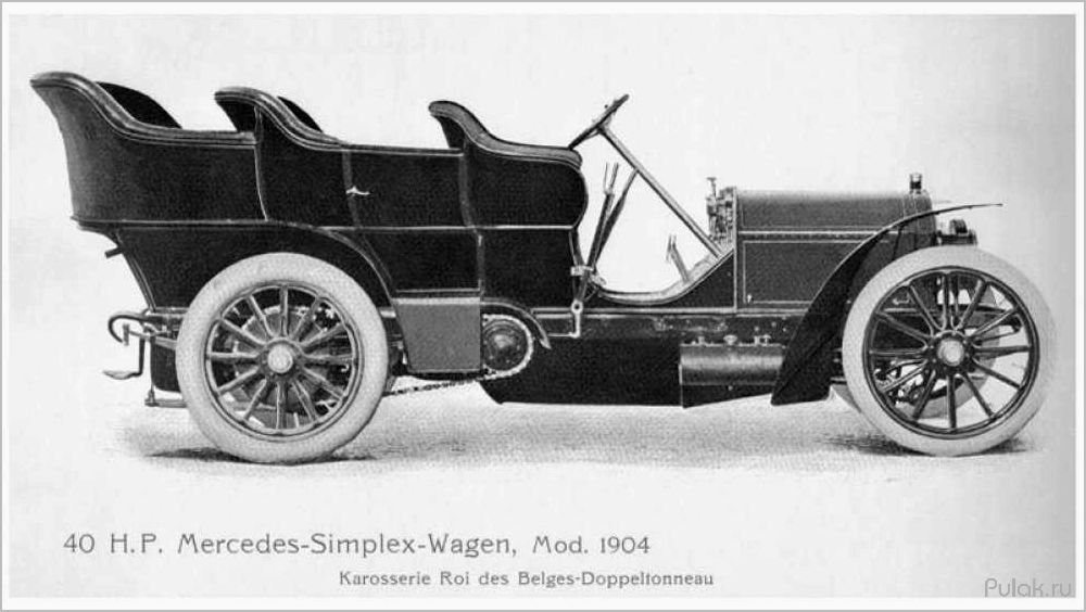 Mercedes 35 л.с. (1901): история создания и особенности легендарного автомобиля