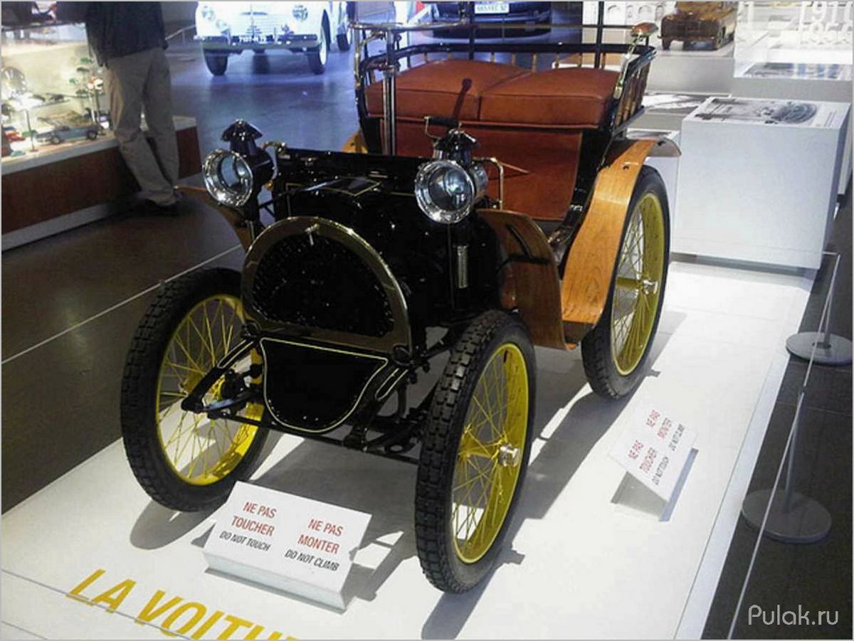 Renault Voiturette Type A (1898): история создания, особенности и технические характеристики