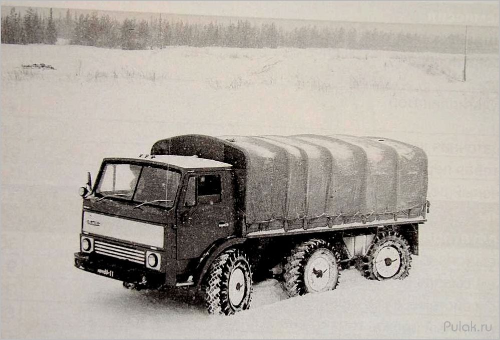 ЗИЛ-132 РС 6х6 для сельского хозяйства: опытный грузовик с высокой проходимостью