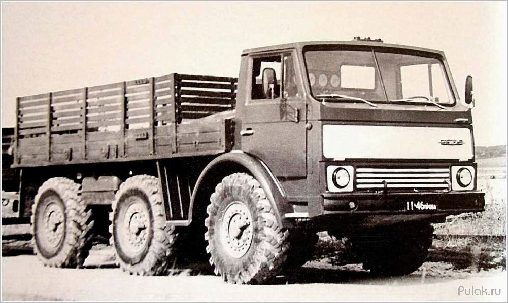 ЗИЛ-132 РС 6х6 для сельского хозяйства: опытный грузовик с высокой проходимостью