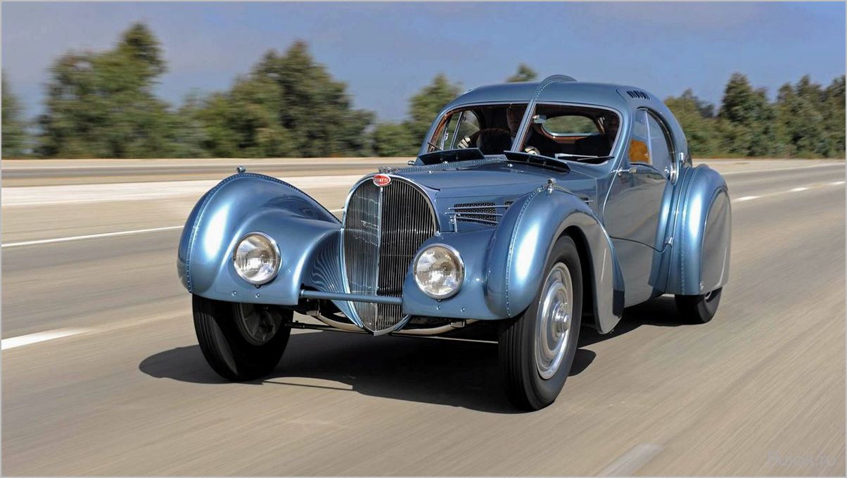 Всё о легендарном автомобиле Bugatti Atlantic