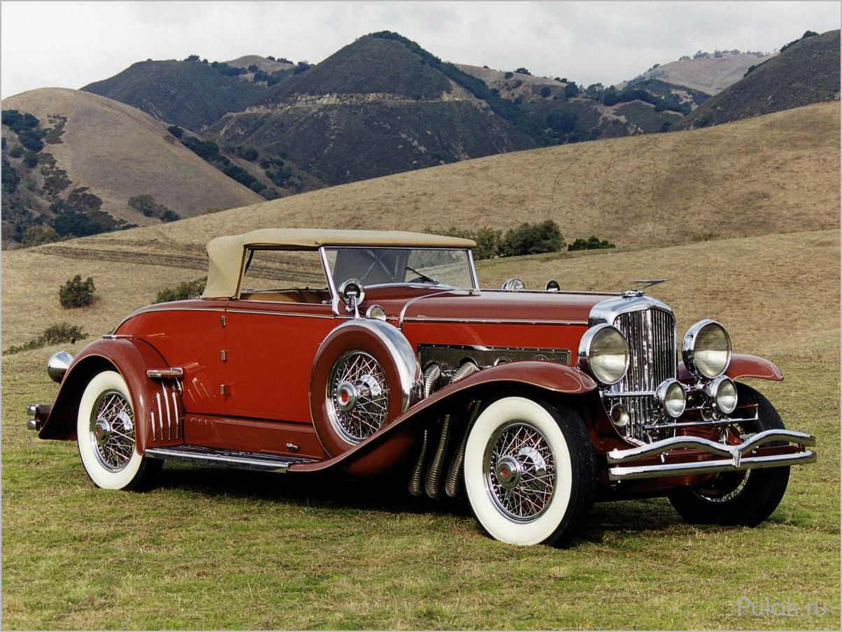 Duesenberg J Convertible Coupe SWB 1929-1932: история и особенности легендарного автомобиля