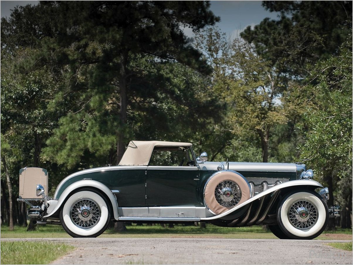 Duesenberg J Convertible Coupe SWB 1929-1932: история и особенности легендарного автомобиля