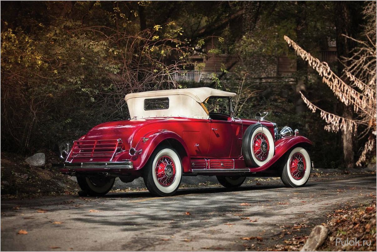 Cadillac V16 Roadster 1930-1931 — эпоха роскоши и мощности