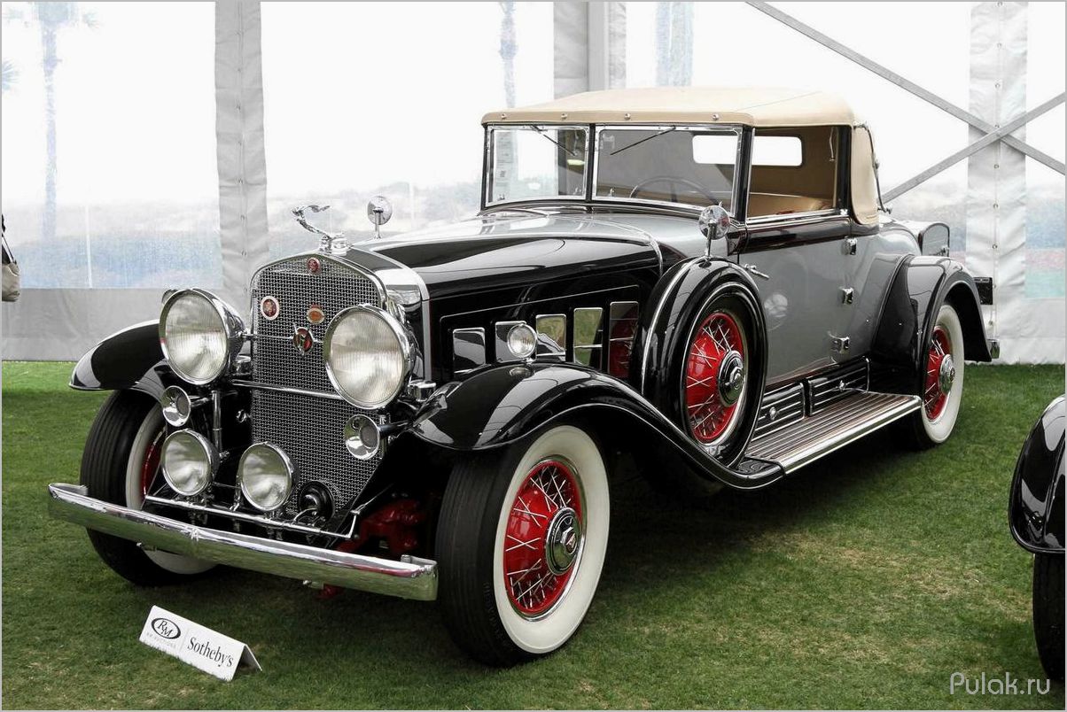 Cadillac V16 Roadster 1930-1931 — эпоха роскоши и мощности