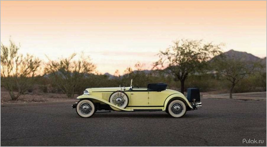 Cord L29 Convertible 1929-1932: история легендарного автомобиля