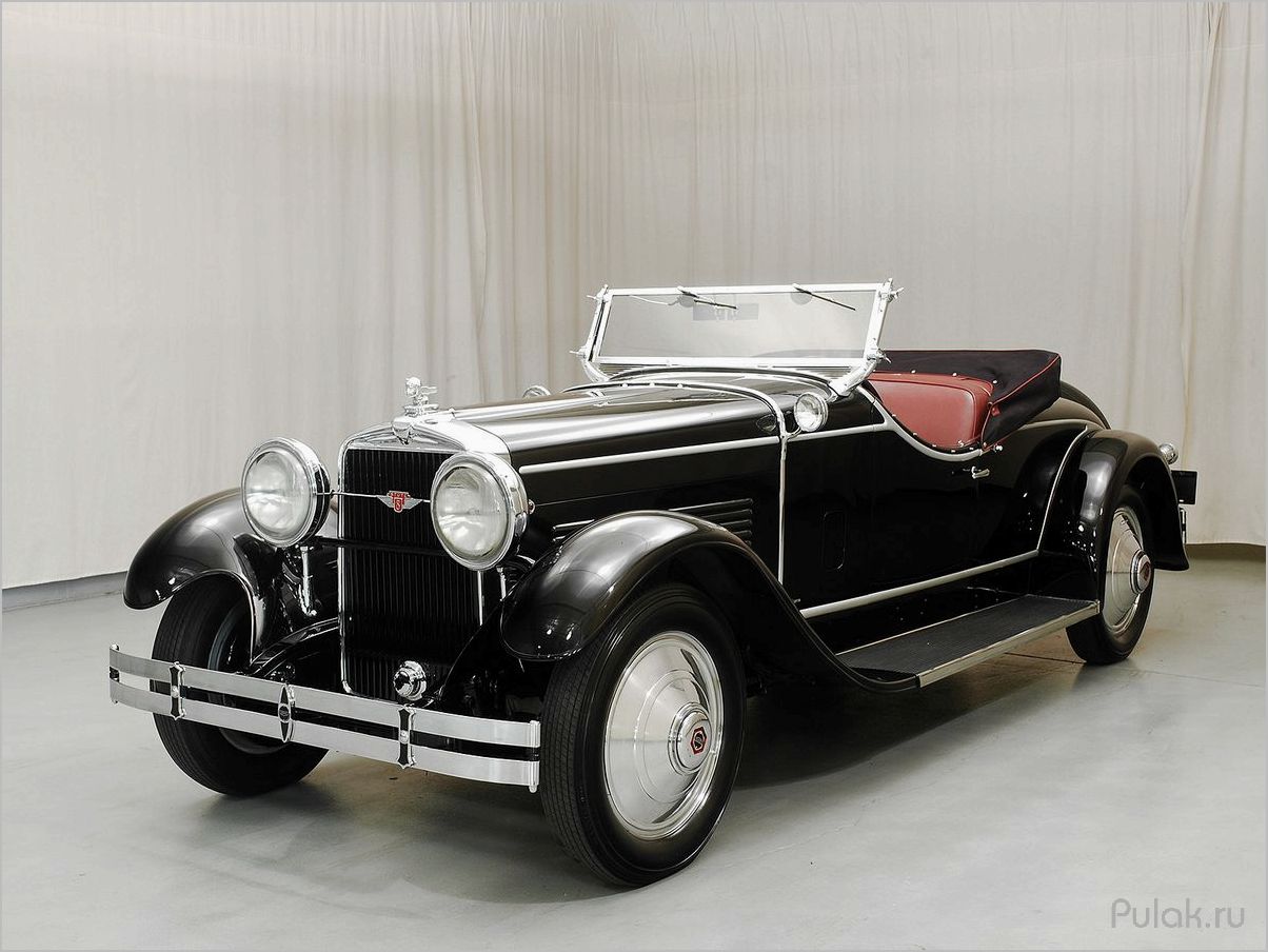 Автомобильная легенда 1929 года Stutz Model M Vertical Eight Town Car