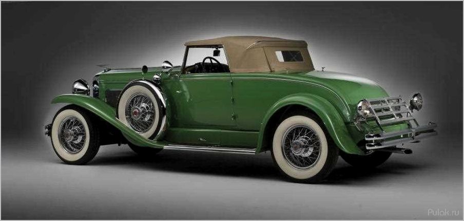 Duesenberg J 142 Convertible Coupe SWB 1929 — шедевр автомобильного искусства