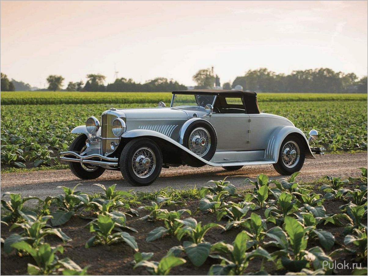 Duesenberg J 142 Convertible Coupe SWB 1929 — шедевр автомобильного искусства