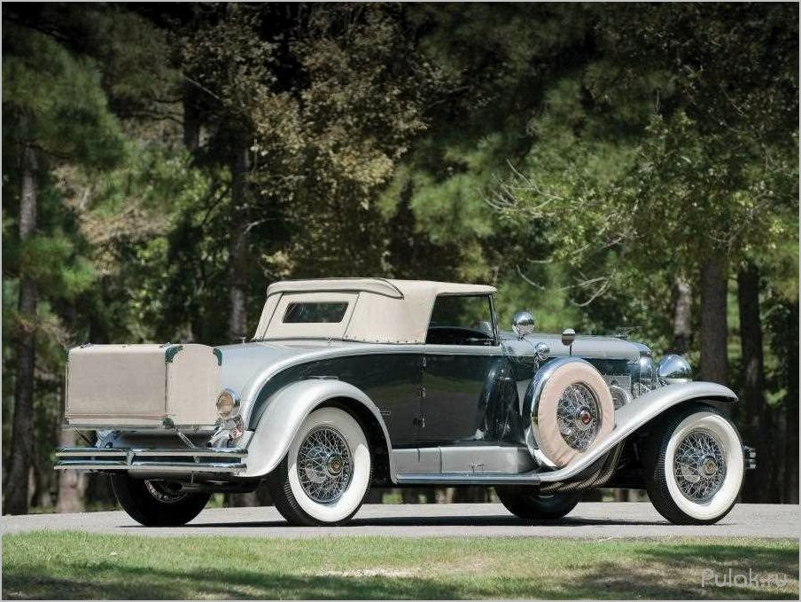 Duesenberg J 142 Convertible Coupe SWB 1929 — шедевр автомобильного искусства