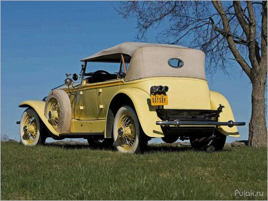 Rolls-Royce Phantom I Ascot Sport Phaeton 1929 автомобиль эпохи роскоши