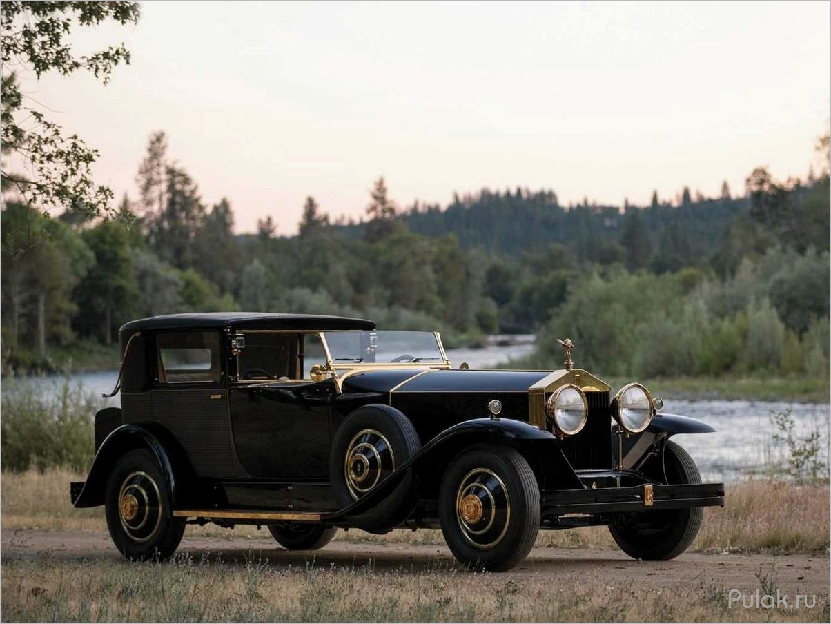 Rolls-Royce Phantom I Ascot Sport Phaeton 1929 автомобиль эпохи роскоши