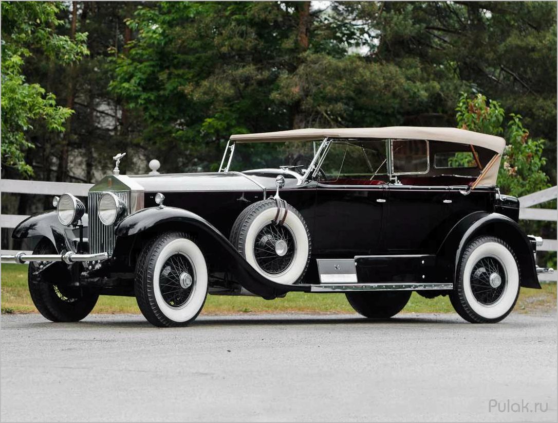 Rolls-Royce Phantom I Ascot Sport Phaeton 1929 автомобиль эпохи роскоши