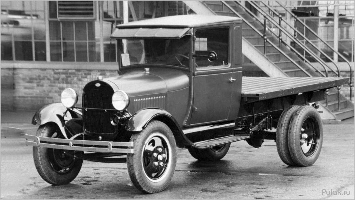 История автомобиля Ford Model A 1927-1931